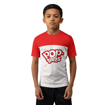 Pop Tarts Red Kids Rash Guard