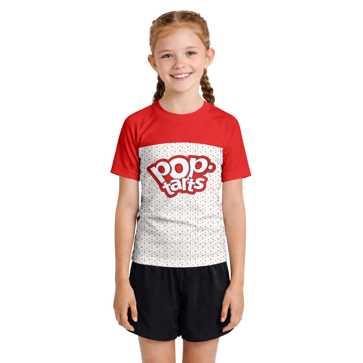 Pop Tarts Red Kids Rash Guard