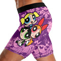 Powerpuff Girl Trio Violet Compression Shorts