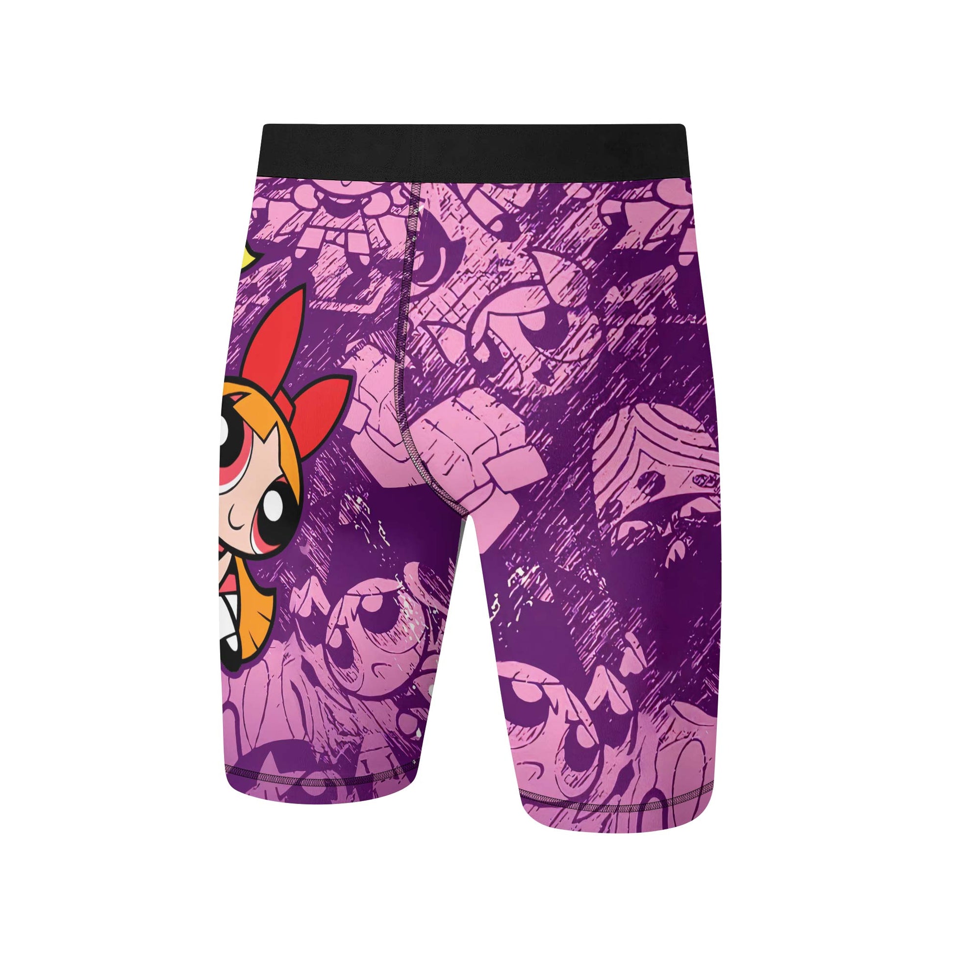 Powerpuff Girl Trio Violet Compression Shorts