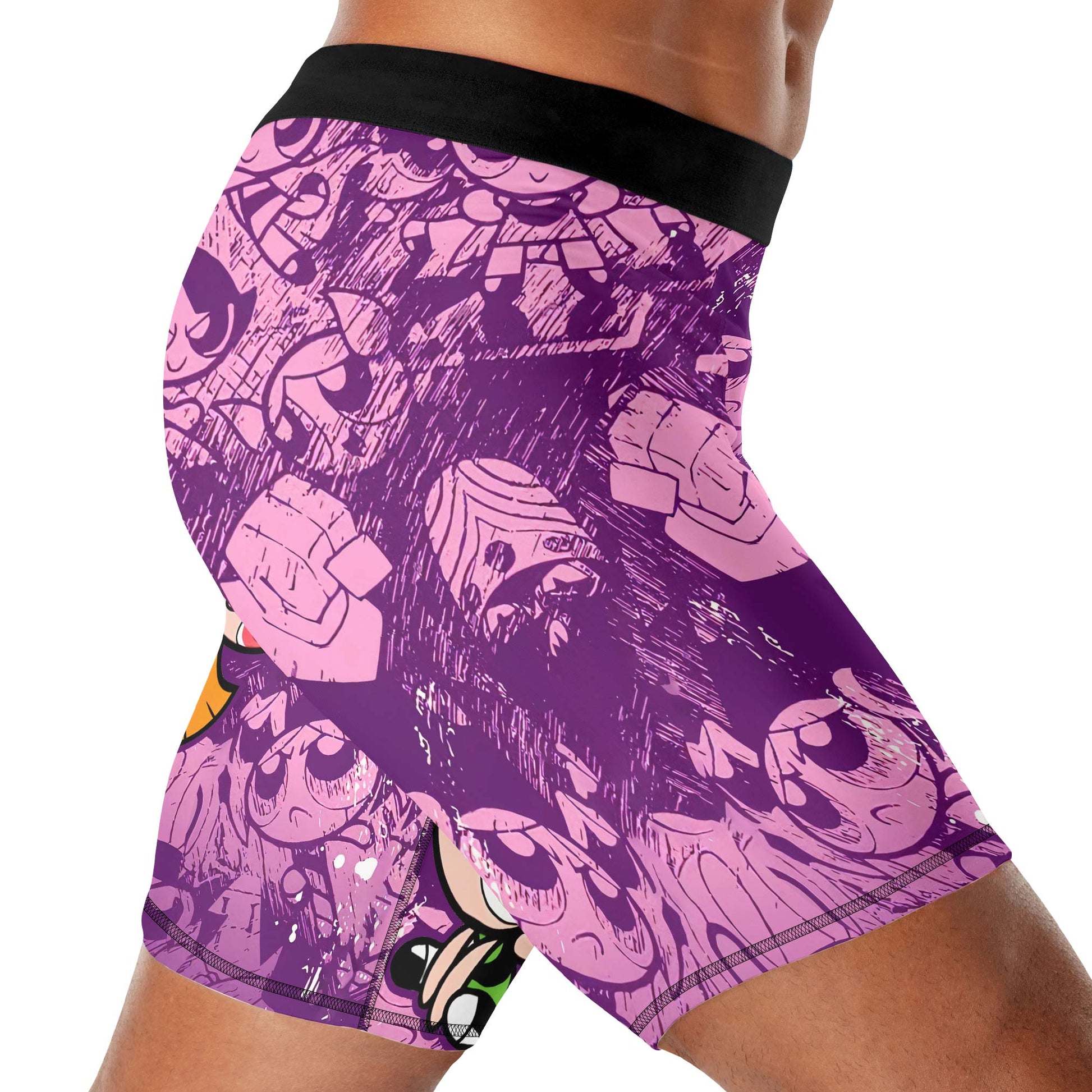 Powerpuff Girl Trio Violet Compression Shorts