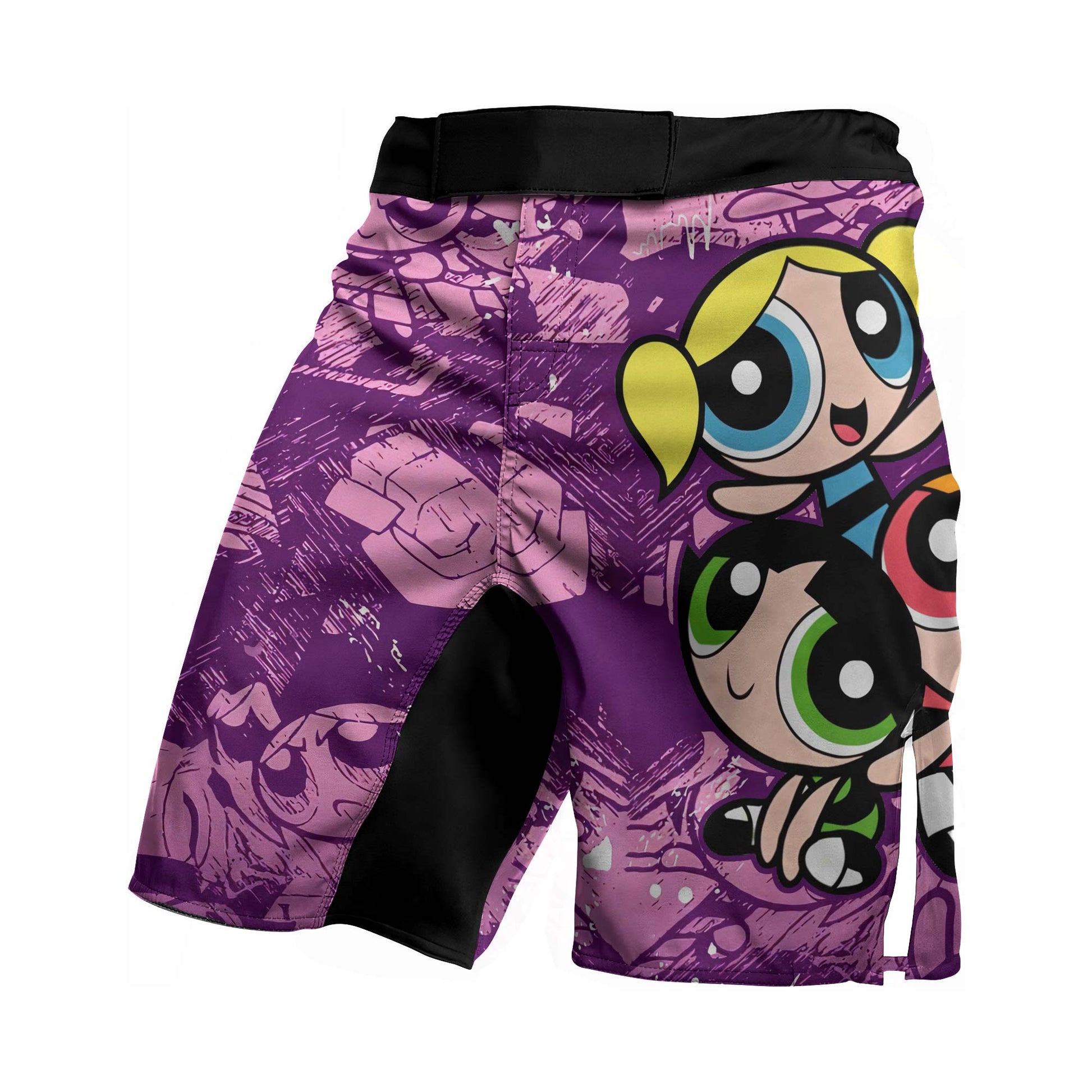Powerpuff Girl Trio Violet Fight Shorts