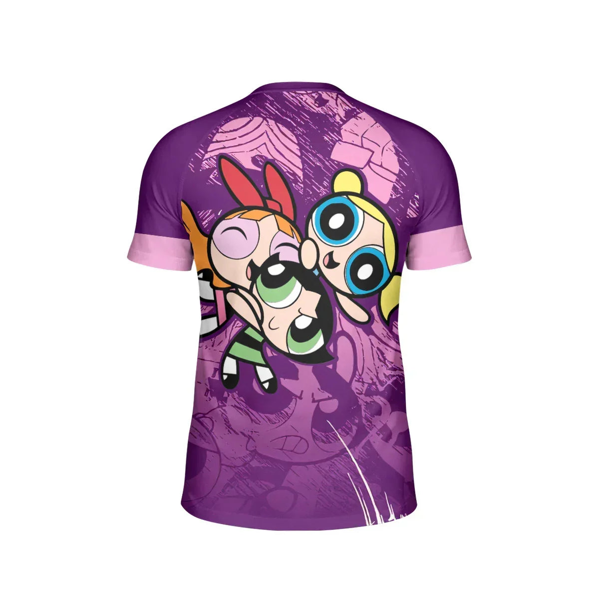 Powerpuff Girl Trio Violet Kids Rash Guard