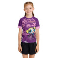 Powerpuff Girl Trio Violet Kids Rash Guard