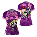 Powerpuff Girl Trio Violet Rash Guard