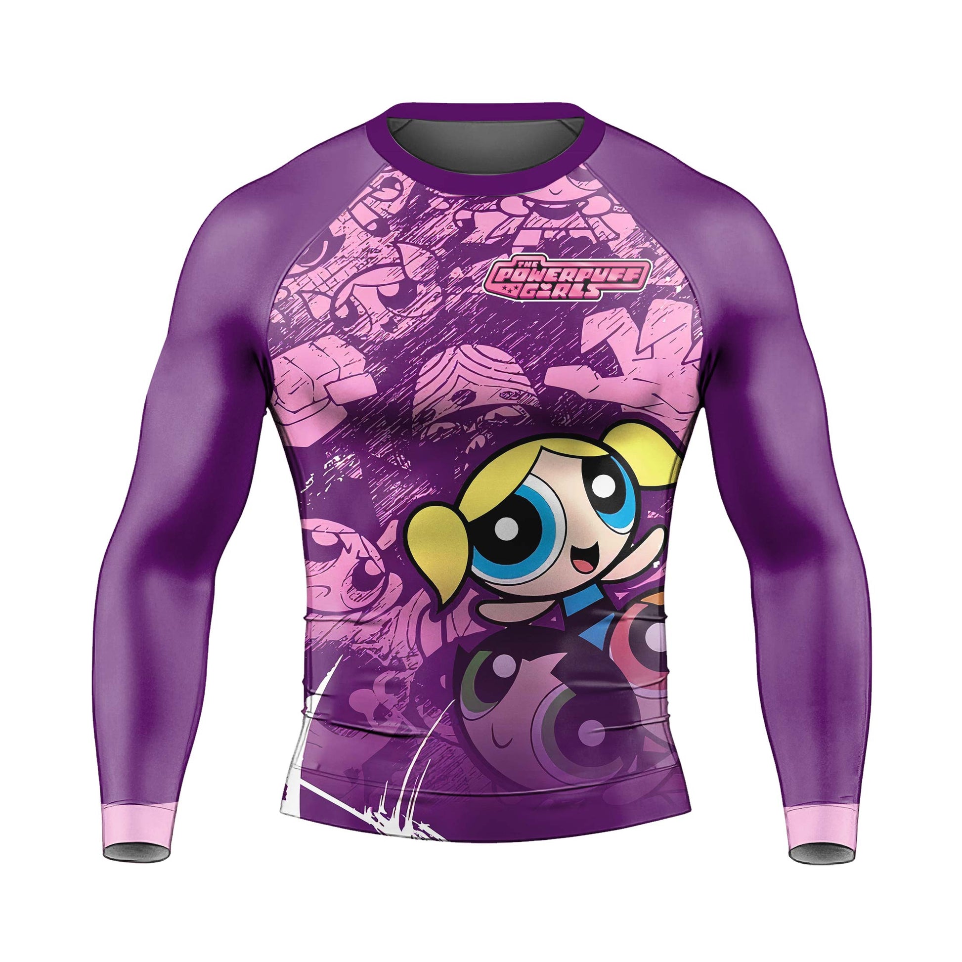 Powerpuff Girl Trio Violet Rash Guard