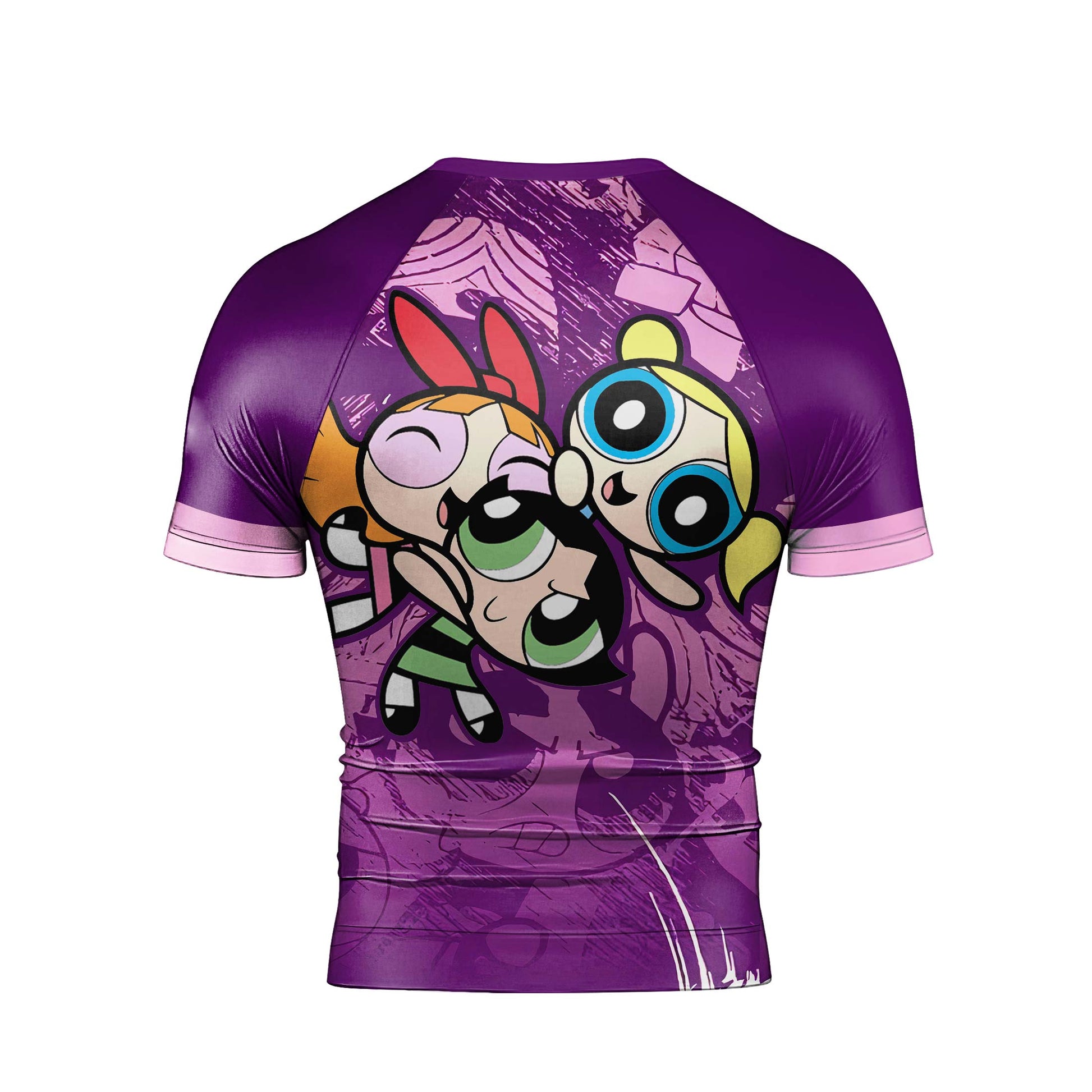 Powerpuff Girl Trio Violet Rash Guard