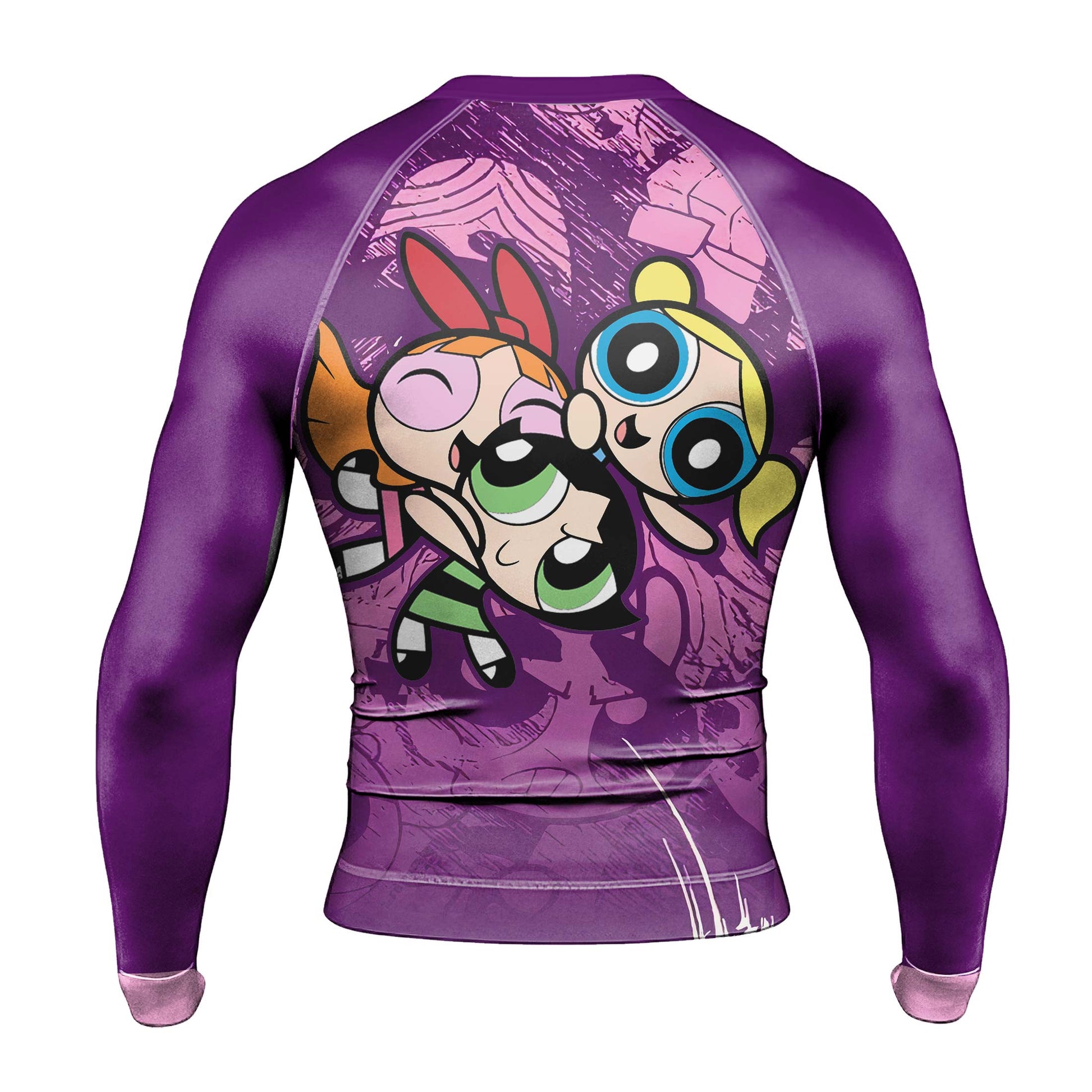 Powerpuff Girl Trio Violet Rash Guard