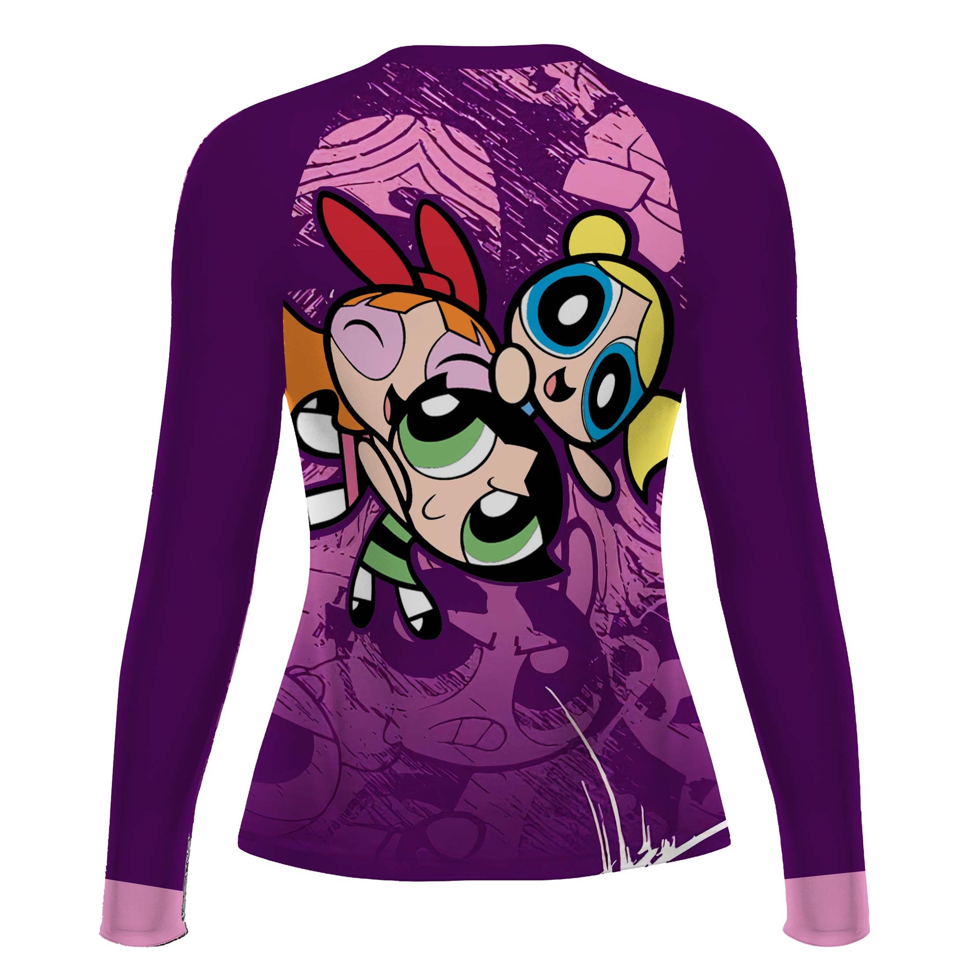 Powerpuff Girl Trio Violet Rash Guard