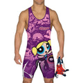 Powerpuff Girl Trio Violet Wrestling Singlet