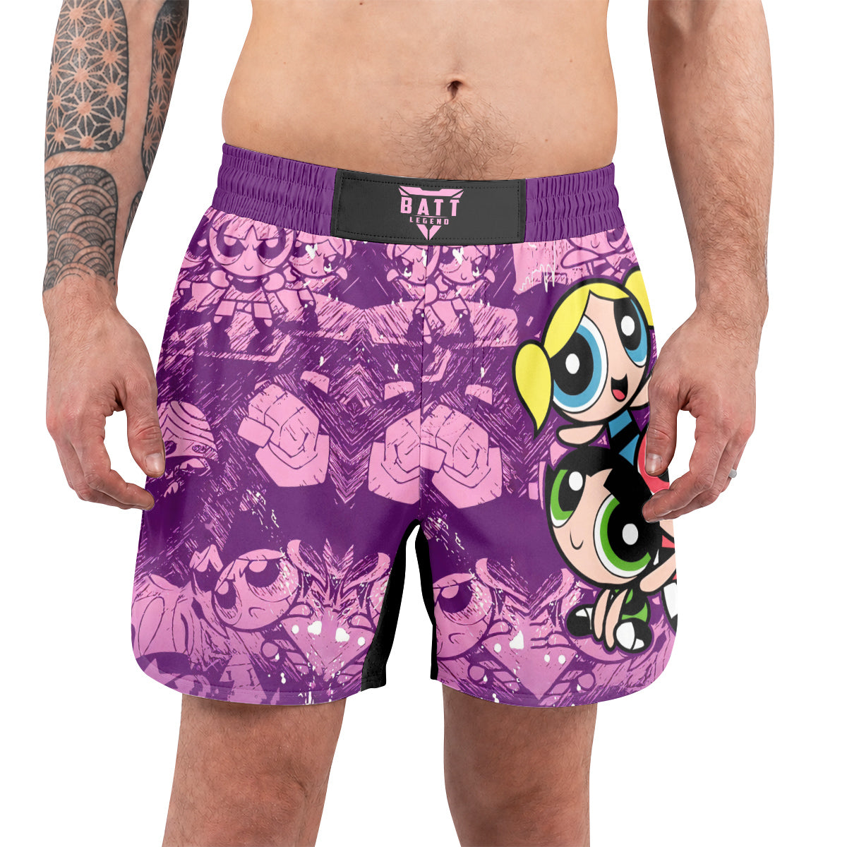 Powerpuff Girl Trio Violet Grappling Shorts