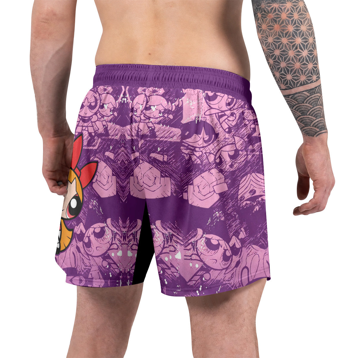 Powerpuff Girl Trio Violet Grappling Shorts