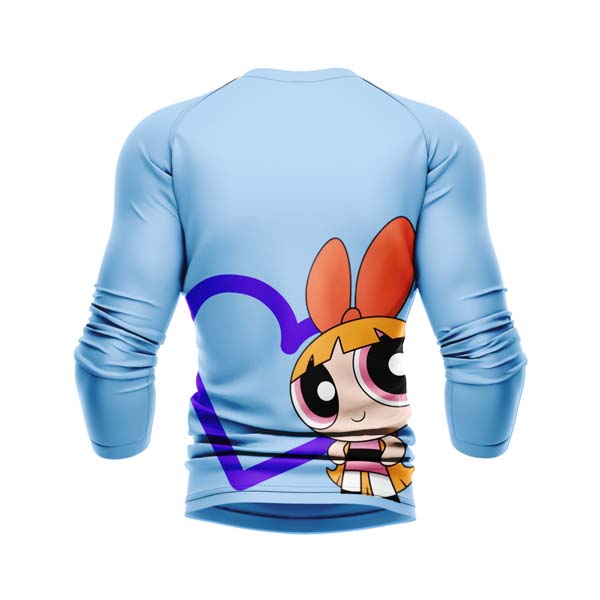 Powerpuff Girls Heart Long Sleeve Rash Guard