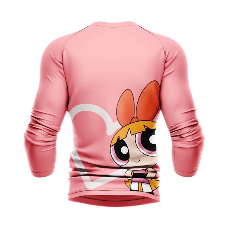 Powerpuff Girls Heart Long Sleeve Rash Guard