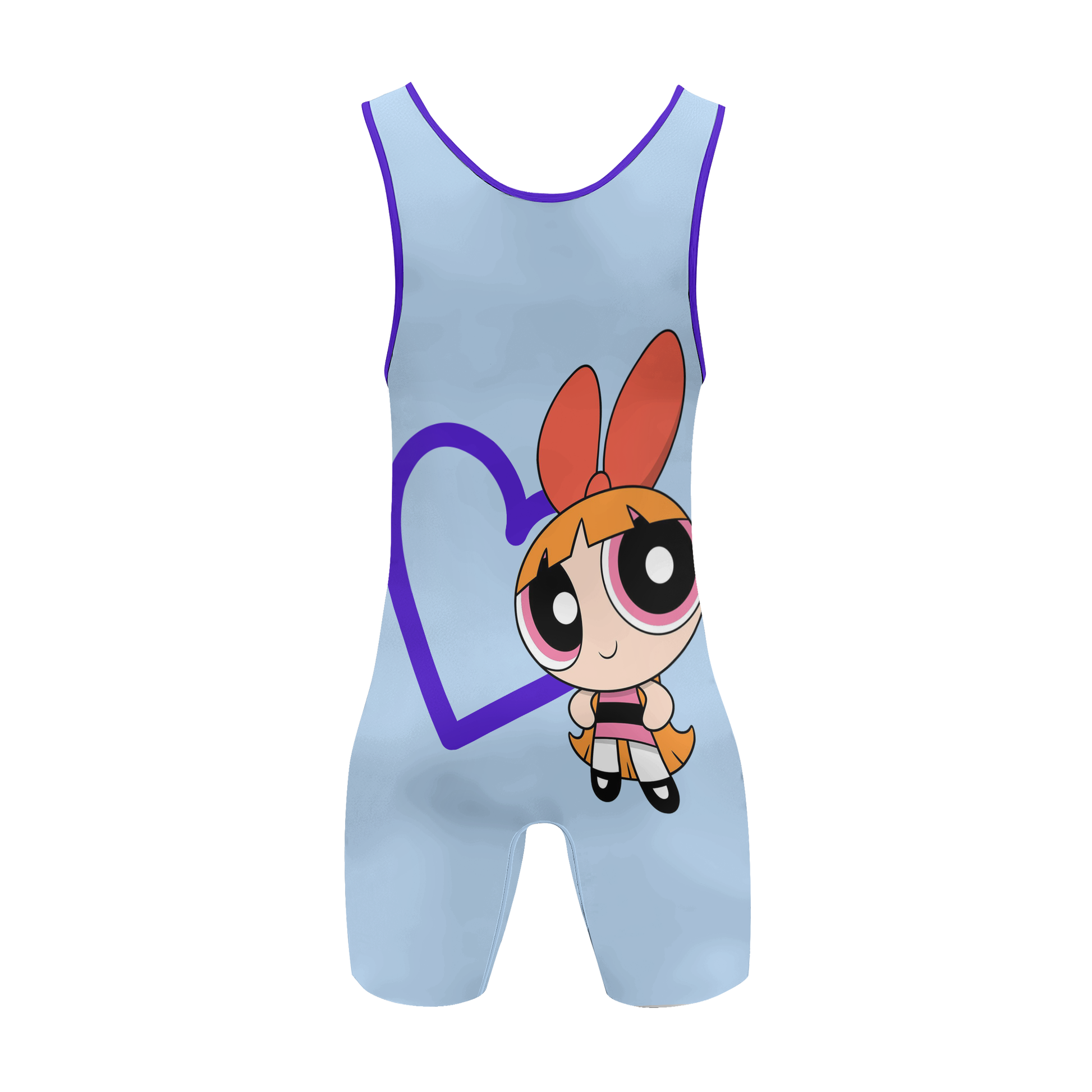 Powerpuff Girls Heart Wrestling Singlet