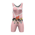 Powerpuff Girls Heart Wrestling Singlet