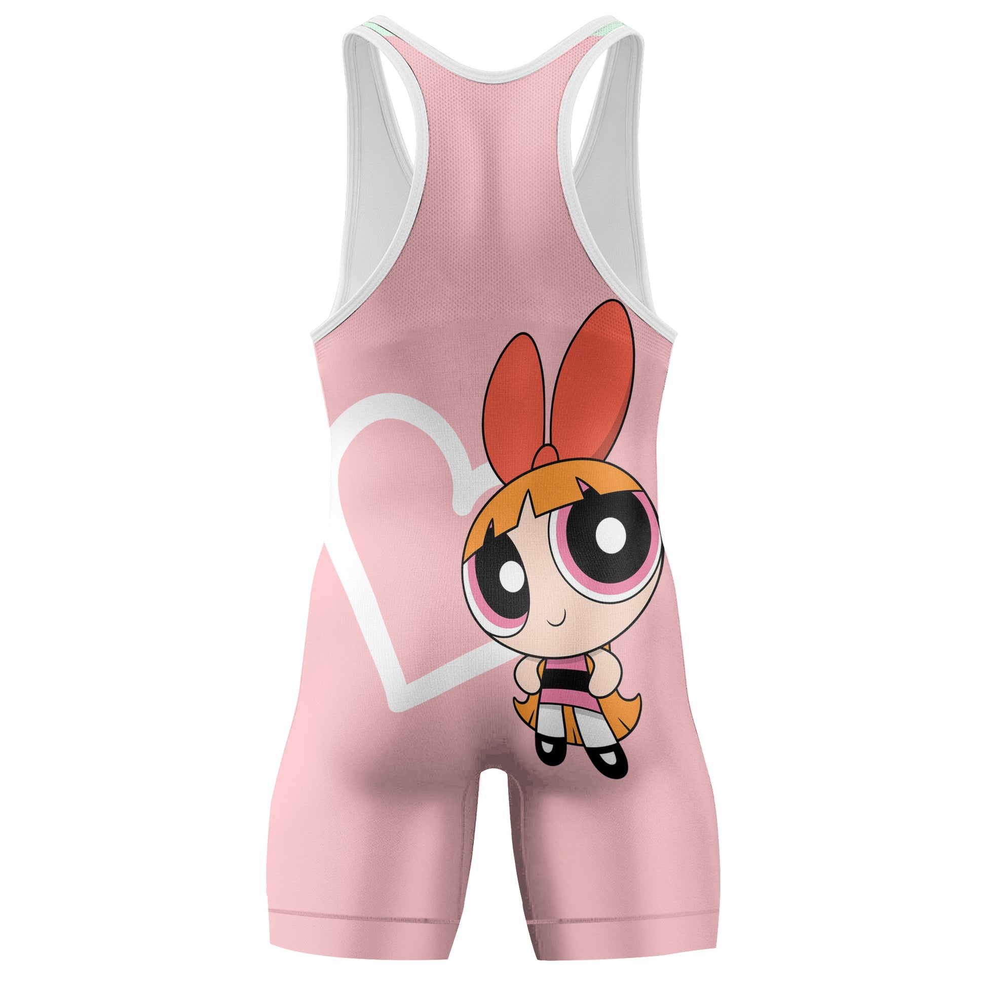 Powerpuff Girls Heart Wrestling Singlet