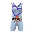 Powerpuff Girls Heart Wrestling Singlet