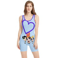 Powerpuff Girls Heart Wrestling Singlet
