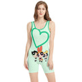 Powerpuff Girls Heart Wrestling Singlet