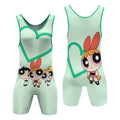 Powerpuff Girls Heart Wrestling Singlet