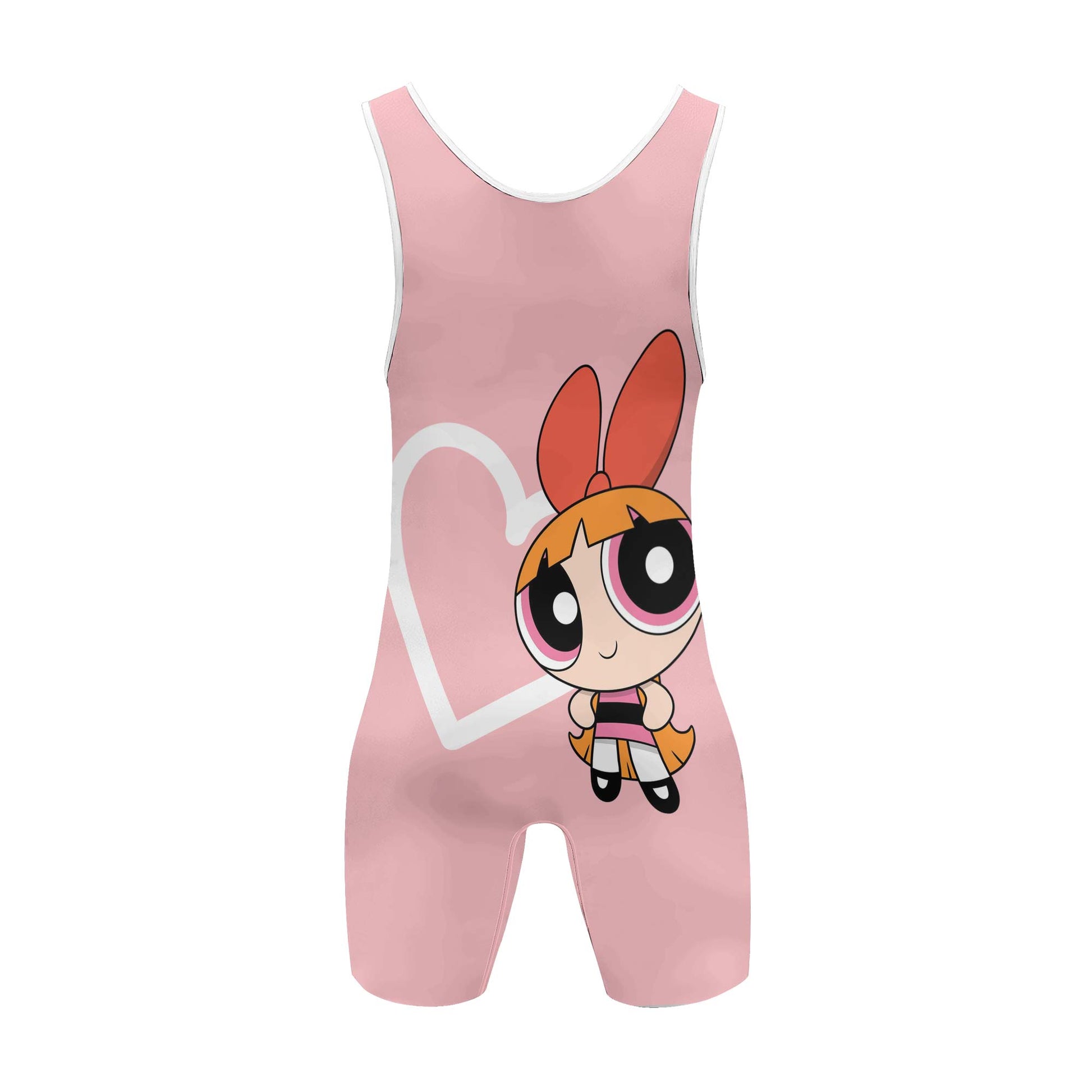 Powerpuff Girls Heart Wrestling Singlet