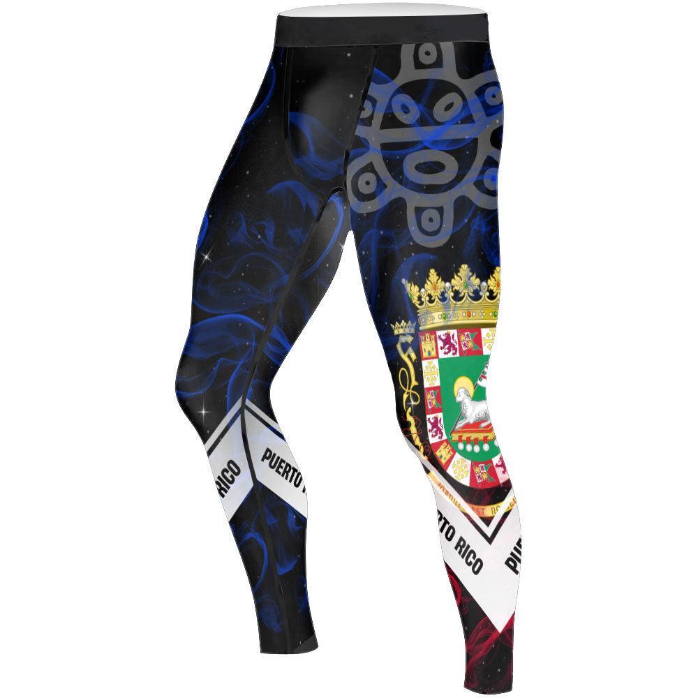 Puerto Rican Legend Men's Compression Leggings