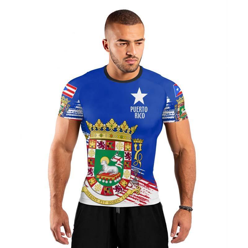 Puerto Rican Spirit Shield Rash Guard