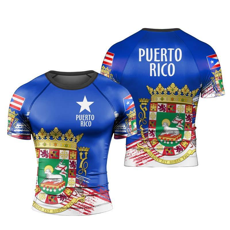 Puerto Rican Spirit Shield Rash Guard