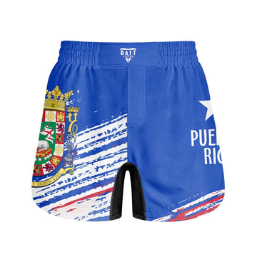 Puerto Rican Spirit Shield Grappling Shorts