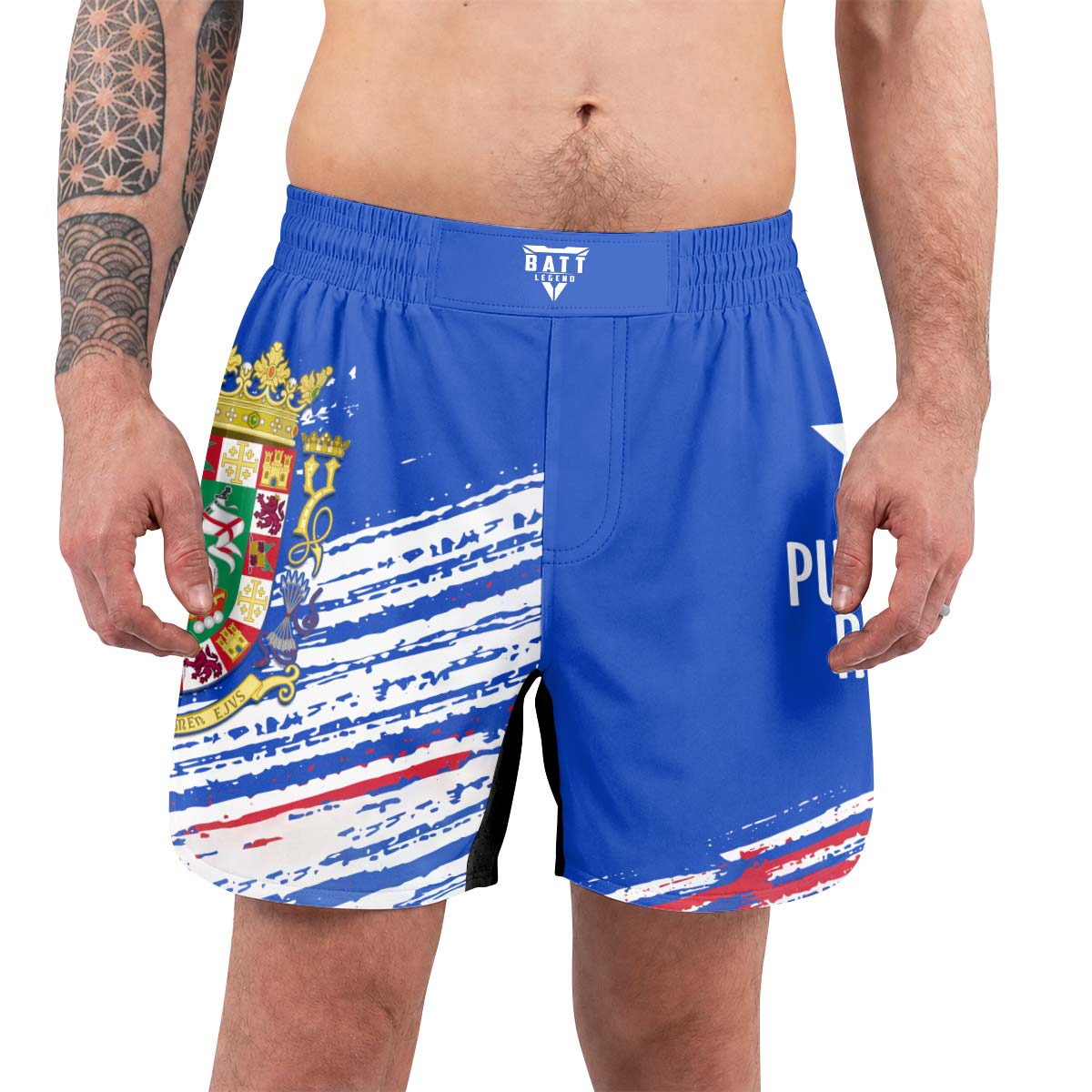 Puerto Rican Spirit Shield Grappling Shorts
