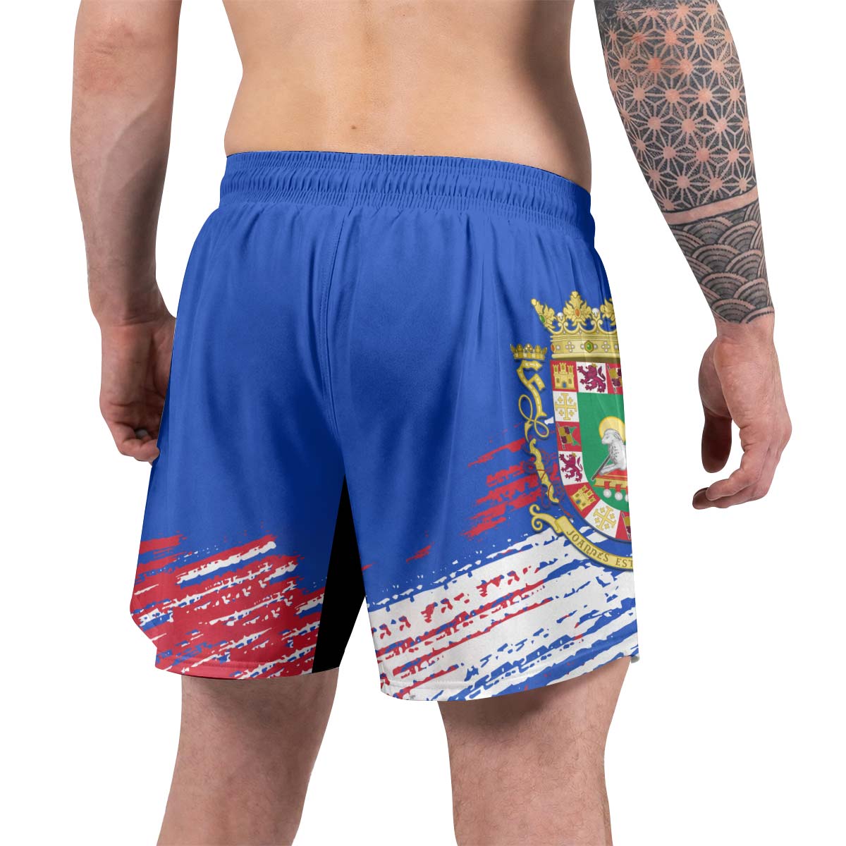 Puerto Rican Spirit Shield Grappling Shorts