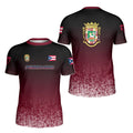 Puerto Rico Halftone Kids Rash Guard