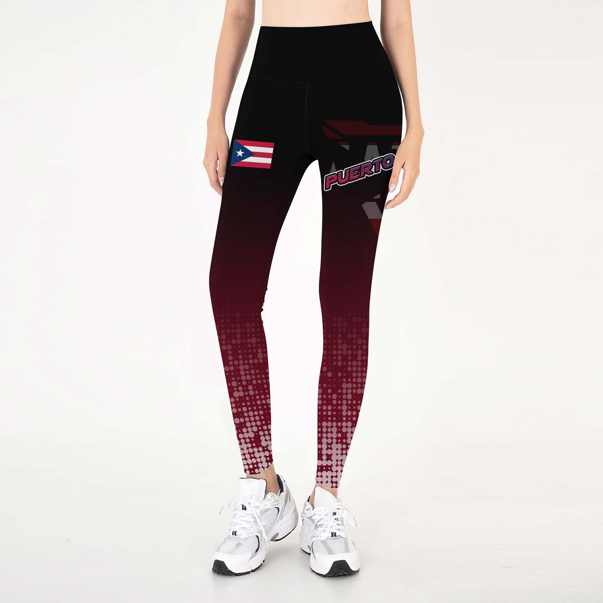 Puerto Rico Halftone Leggings