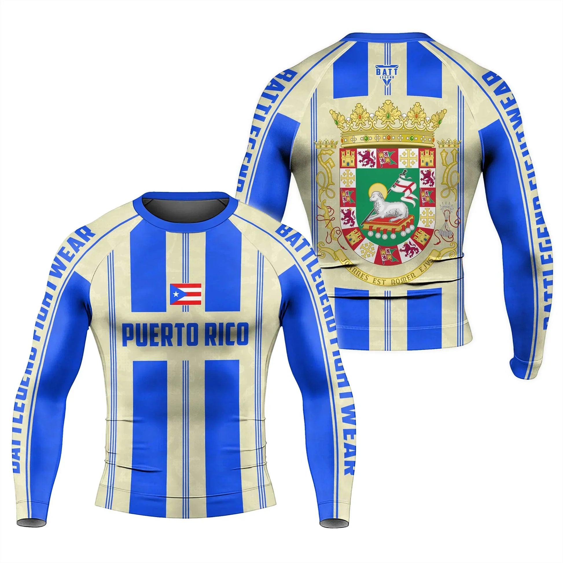 Puerto Rico Heritage Force Rash Guard