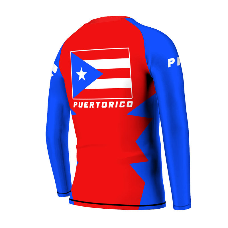 Puerto Rico Kids Rash Guard