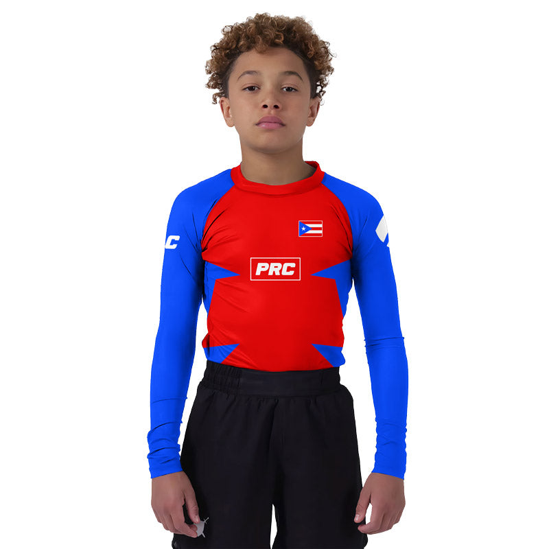 Puerto Rico Kids Rash Guard