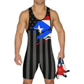 Puerto Rico Phantom Division Wrestling Singlet