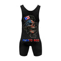 Puerto Rico Phantom Division Wrestling Singlet
