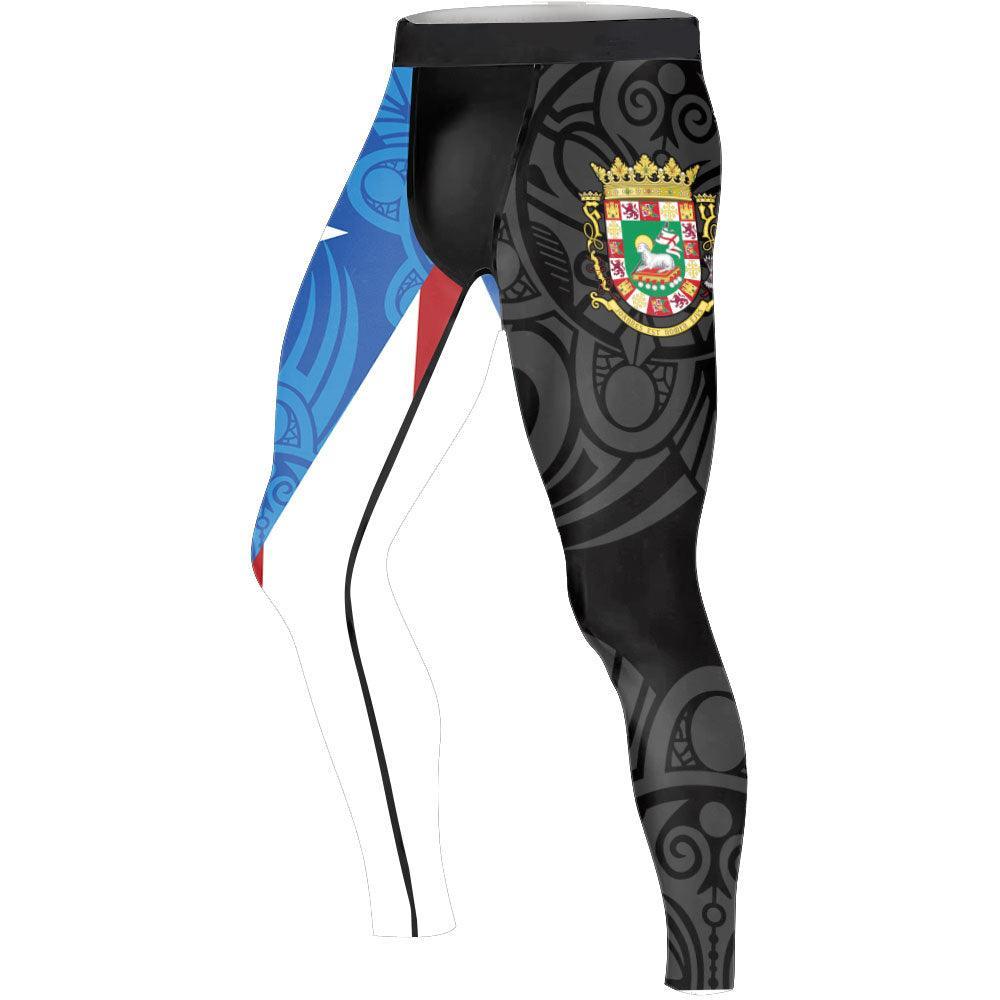 Puerto Rico Resilience Men's Compression Leggings