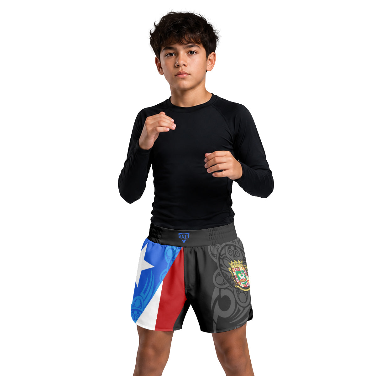 Puerto Rico Resilience Kids Grappling Shorts