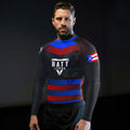 Puerto Rico Skull Fighter Rash Guard