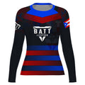 Puerto Rico Skull Fighter Rash Guard