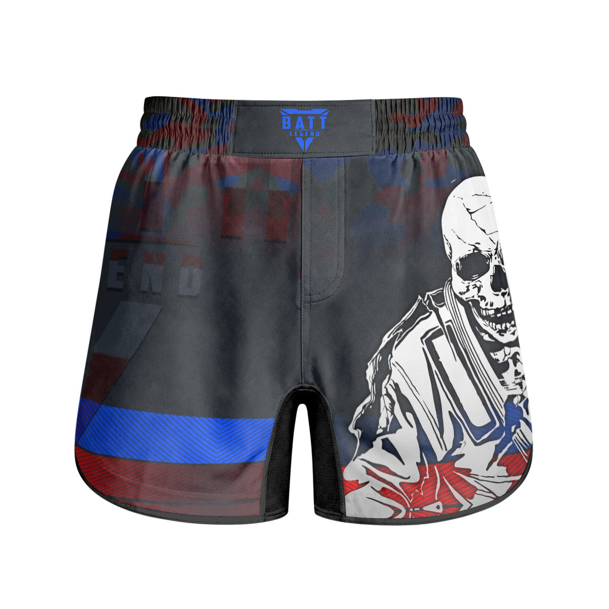 Puerto Rico Skull Fighter Grappling Shorts