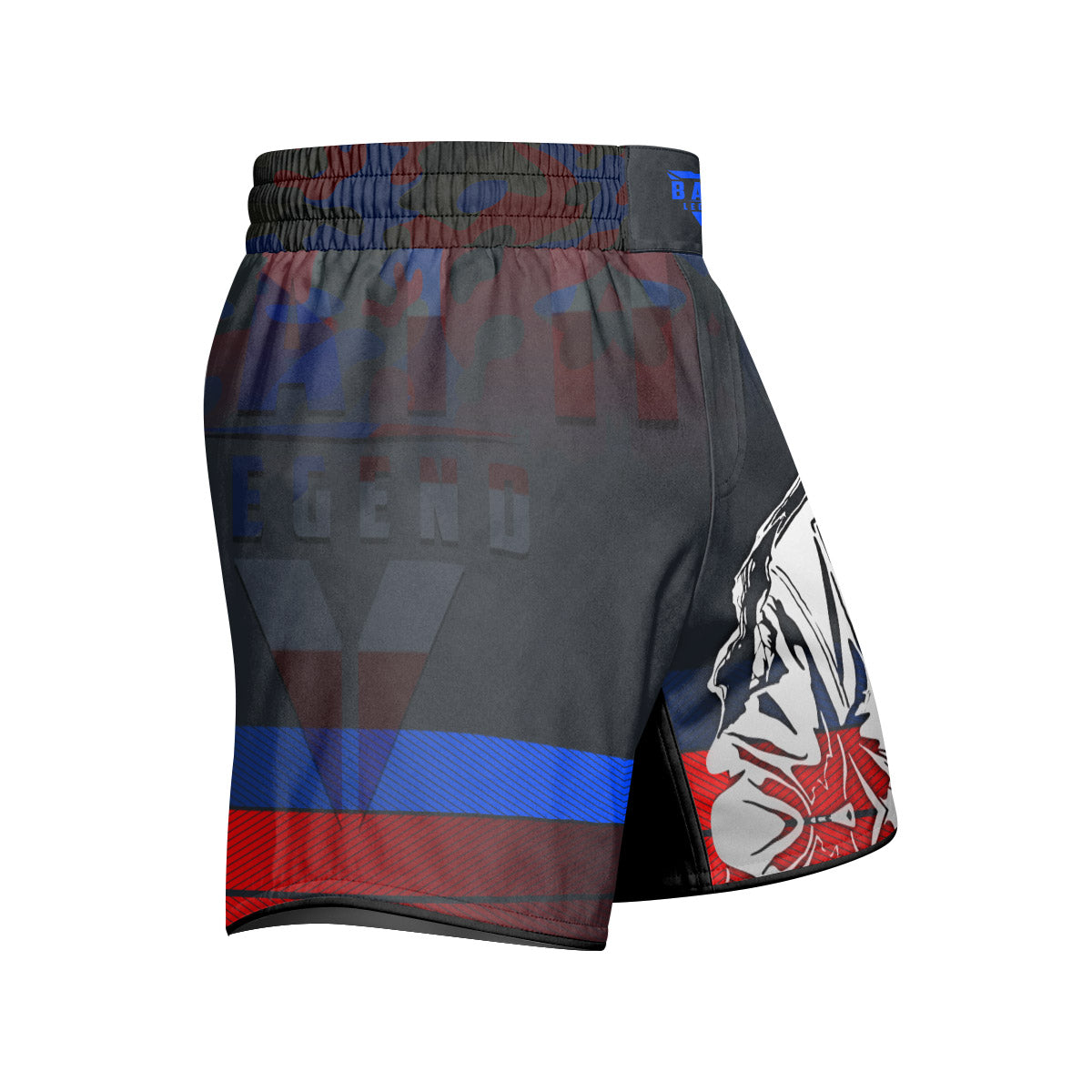 Puerto Rico Skull Fighter Grappling Shorts