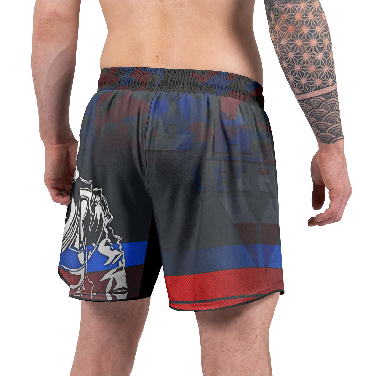 Puerto Rico Skull Fighter Grappling Shorts