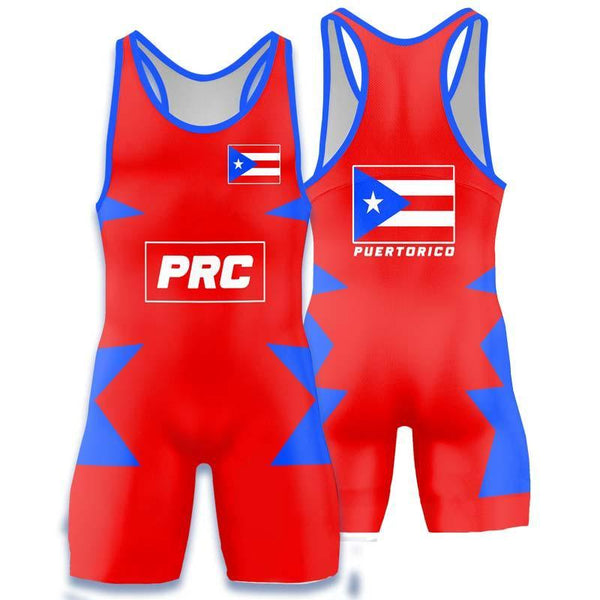 Puerto Rico Wrestling Singlet - Dynamic Athletic Wear
