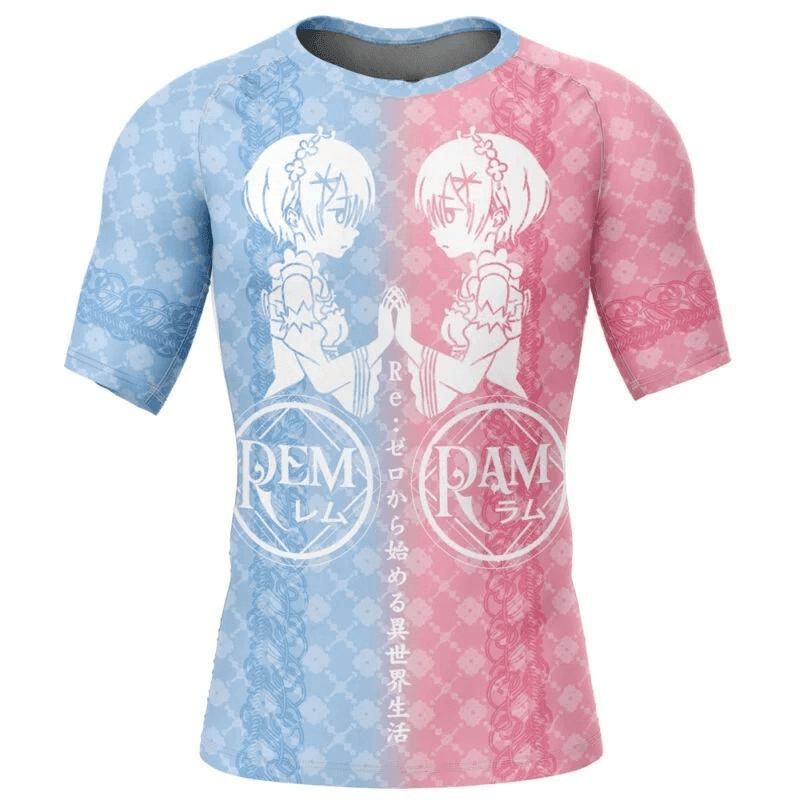 Re:Zero The Twin Rem & Ram Rash Guard