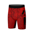 Red Ghostface Compression Shorts