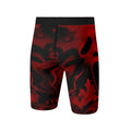 Red Ghostface Compression Shorts